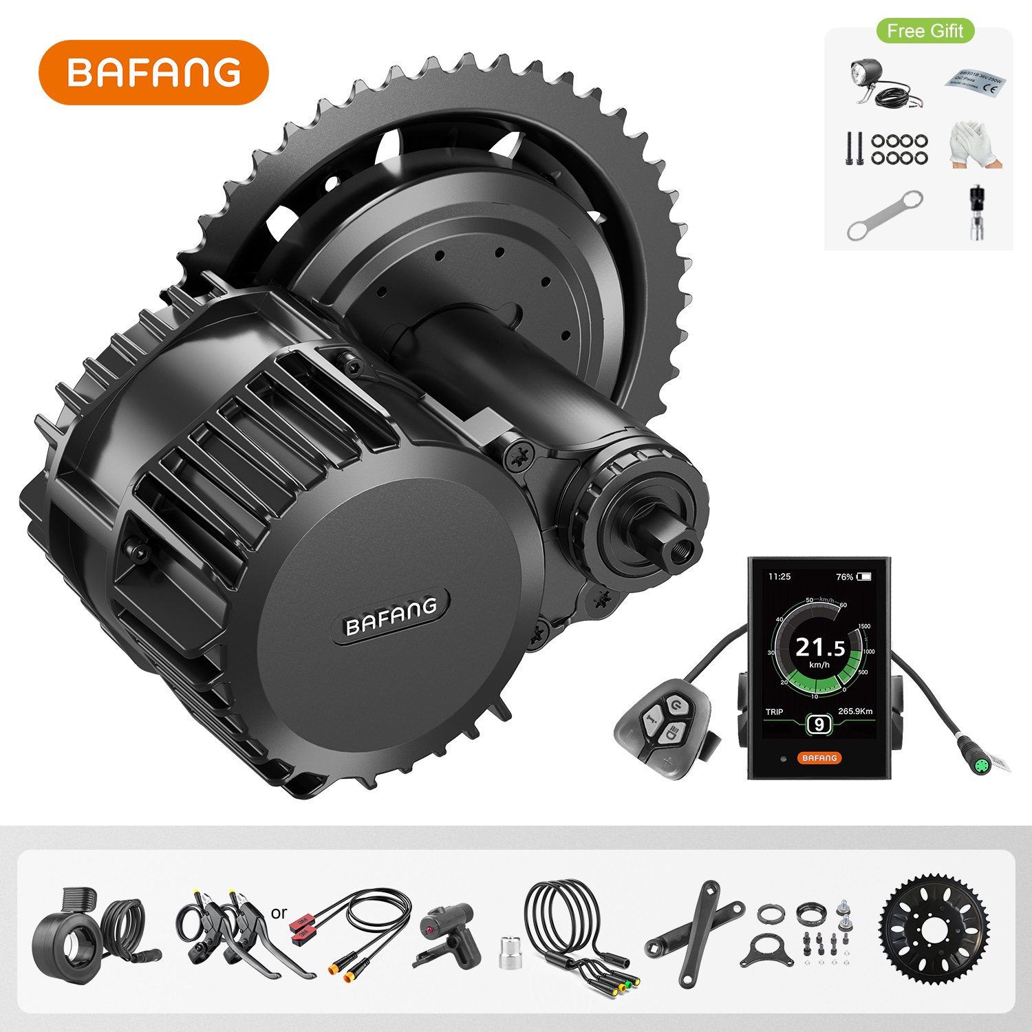 Bafang Bbshd 1000W Conversion Kit - Bafang UART 48V/52V 1000W Mid Drive