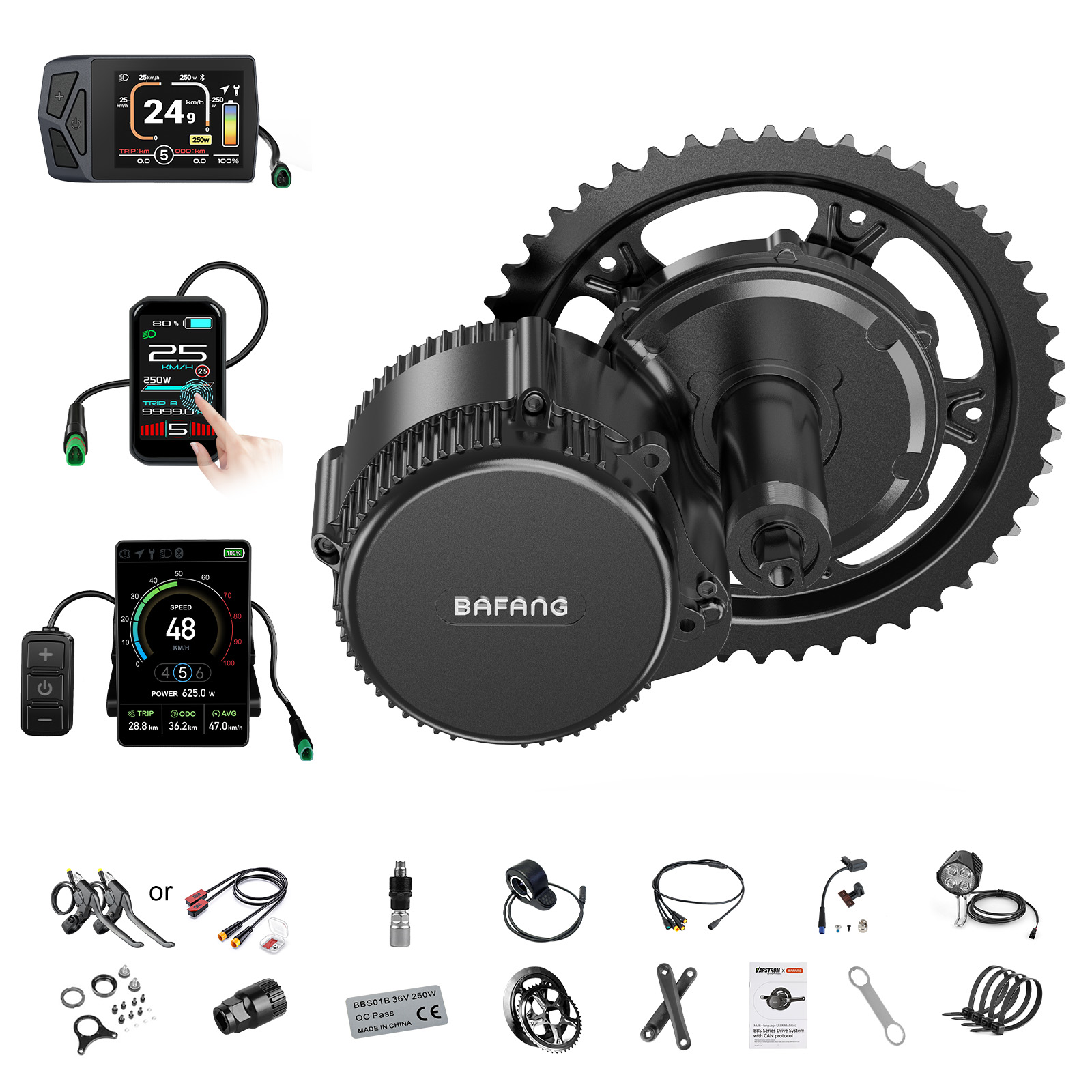 [US Local Shipping] Bafang Mot - Mid Drive Motor Kit 52V 1000W ulasan dan harga