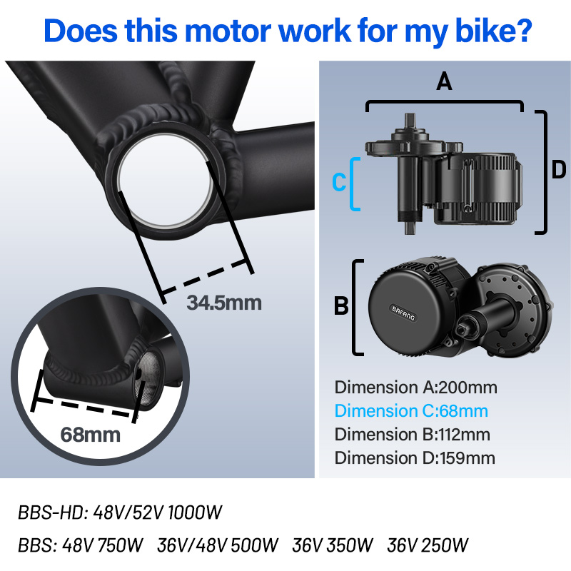BAFANG BBSHD BBS01 BBS02B BBS0 - Bafang Bbshd 1000W Conversion Kit ulasan dan harga