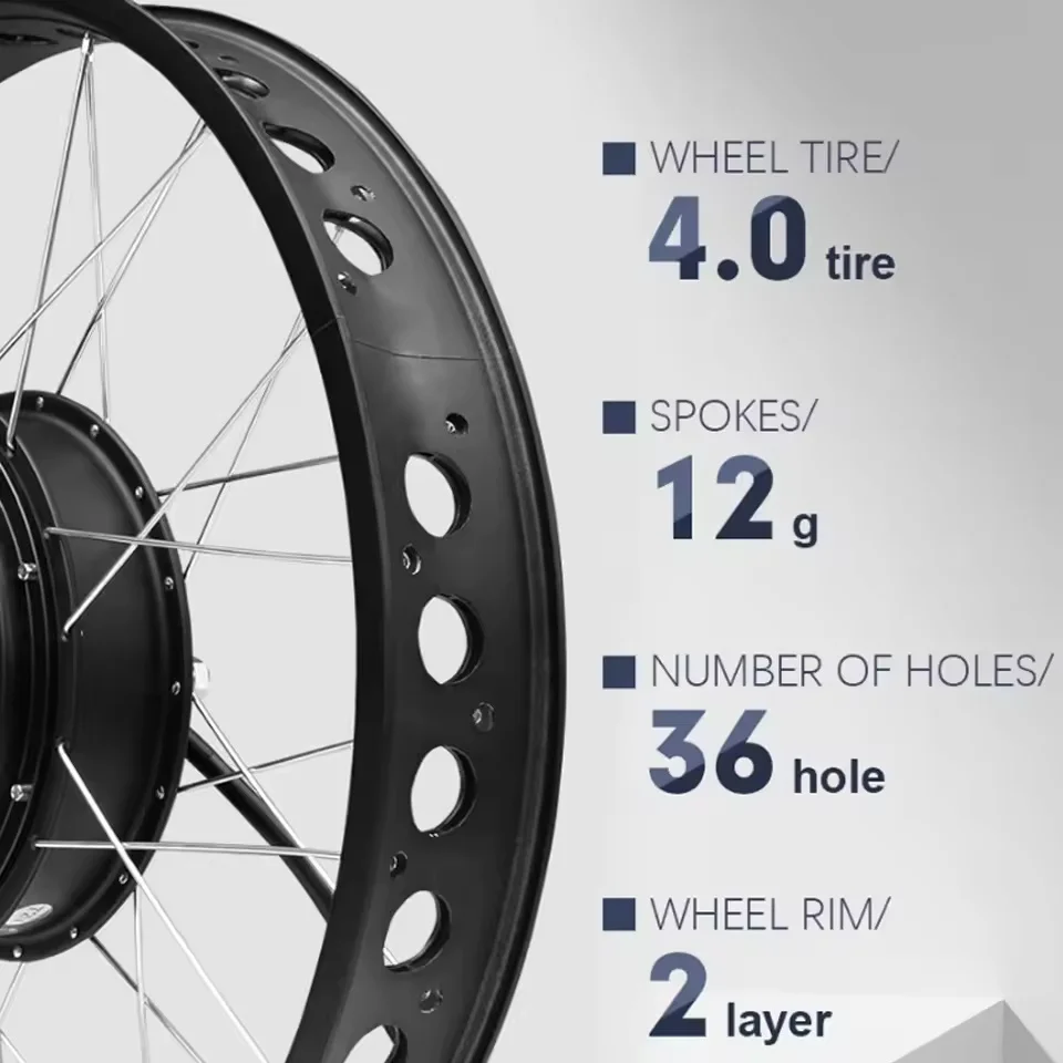 72V 3000W Ebike Snow Bike Conv - Fat Tire Ebike Conversion Kit 2000W ulasan dan harga