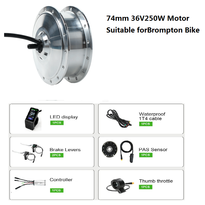 DIY Brompton E-Bike Conversion - Ebike Conversion Kit 72V 3000W ulasan dan harga